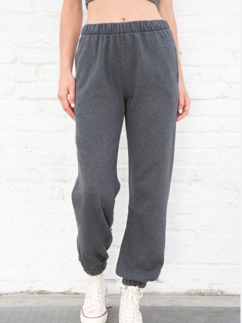 Brandy Melville Rosa Sweatpants - OS - Dark Gray